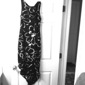 David Meister Kerchief Evening Dress